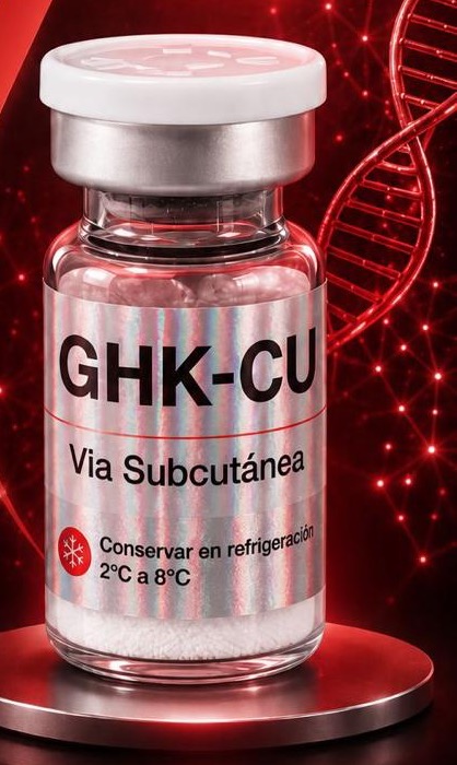 Fotografía del frasco de GHK-CU