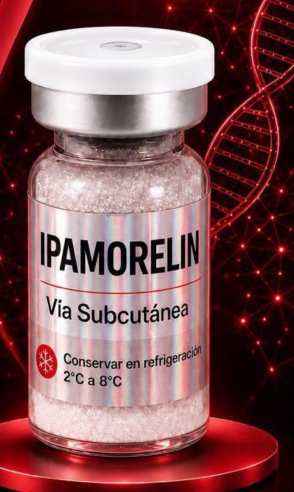 Fotografía del frasco de Ipamorelina